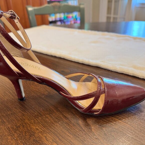Michael Cardi Womens Strappy Red Heel Size 6 - Picture 4 of 8